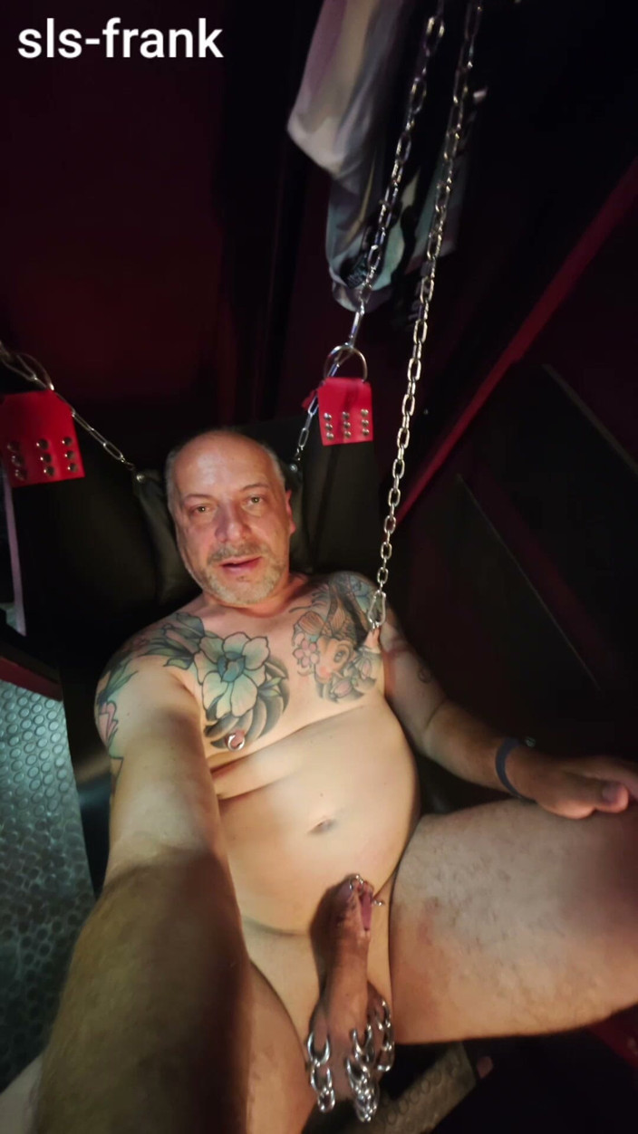 sls-frank: Sls-frank in Gay Kino Frankfurt Am Main Im Sling. Show...