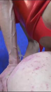 Napalona blondynka Tranny Girl!