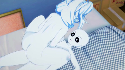Hentai Smash: Sans fickt weibliche Sans und kommt in ihr - Undertale Hentai.