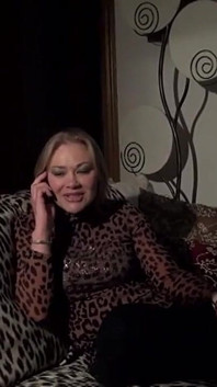 Busty wife convinced by her husband to try in group sex experience by making her gangbang fuck him and see her get horny