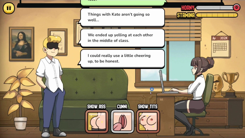 NSFWOtaku: Hentai-spiel - problematischer student - haft lvl 1