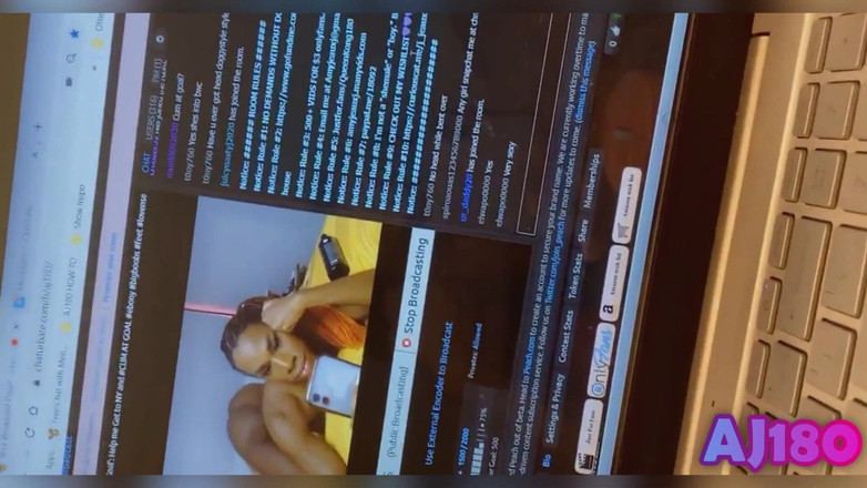 AJ180: Aj180 Camshow Cumshot 9.11.21