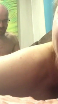 Grabandome Con Mi Movil Provocando a Mi Novio Que Termina Follandome Mi Pussy Peludo...
