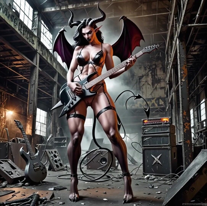 Horny van stevie: Succubus Metal Band Music Video