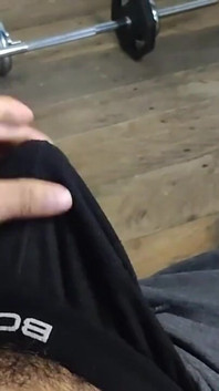Horny Guy Playing with His Huge Throbbing Bulge in Underwear Ends up Moaning Until Orgasm