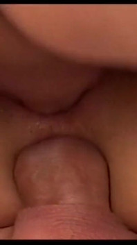 Beautiful blonde babe double penetrated ass fucking in the garden cum in mouth