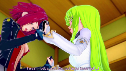Wraith ward: CC i Kallen bawią się z Lelouch: Parodia Code Geass