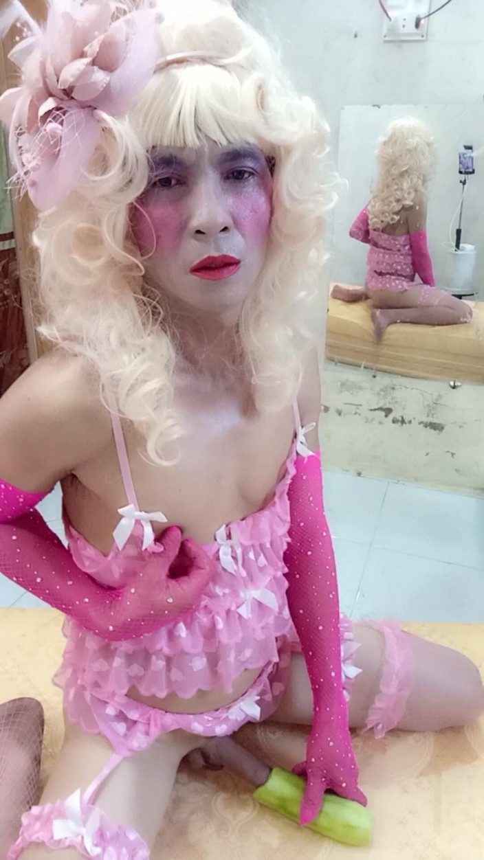 nguyen dang thien tri: Oanh le shemale draagt sexy porno-selfie
