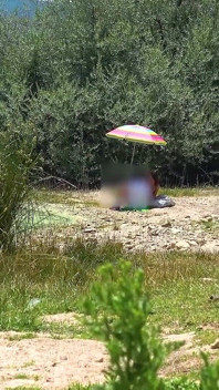Cruising Och Sex På Stranden. Elena De La Vega Knullar En Badare Offentligt På Fakings