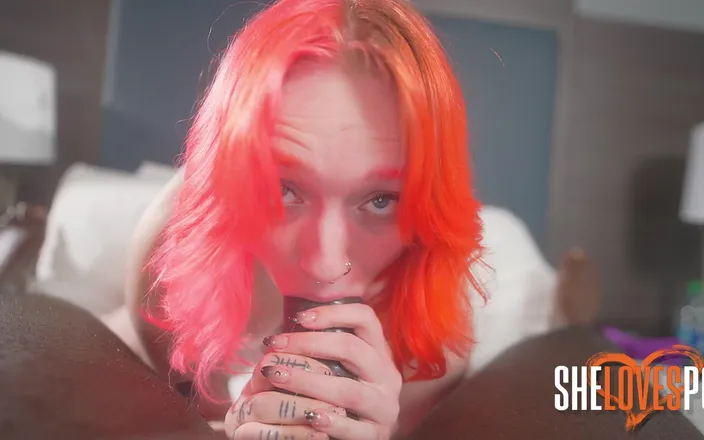 Semaj Media: Semaj Cassie thick redhead - sloppy pov bj cum in mouth