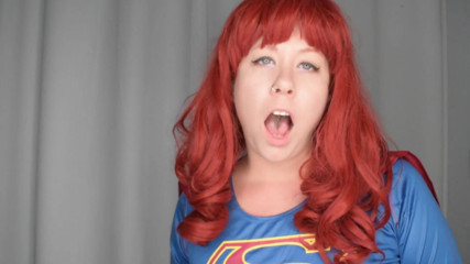 Deanna deadly: Evil supergirl needs your cum red lipstick tease and JOI