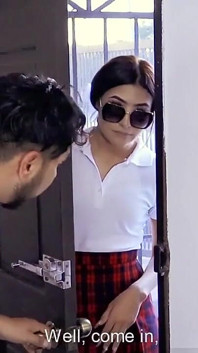 Enteado Não Me Toque - estudante visita namorado e acaba fodendo seu sogro! Aracely é a namorada do meu stedad