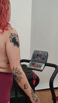 Cinta, gordita exersice, medias cortas, gran culo completo