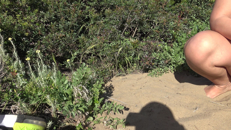 Stepmom Susan: Beach Begged Me to Piss From Hairy Pussy Before He...