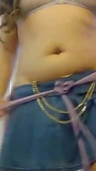 Belly Dance erotic dezbrăcare buric scurtă mini fustă asiatică