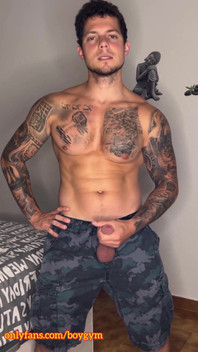 My Military Cock Cums with No Touch