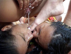 All about pee: Sidik hakimiyeti kızları Rosa - Maria - Melissa - Lisa - Anca - Julia