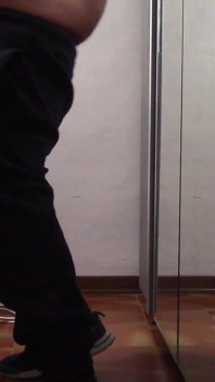 The MILF with Beautiful Legs and Pantyhose Irons and Gets Touched and Fucked