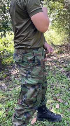 Hiroshi_cr: Solider Jerks off & Cums at Work