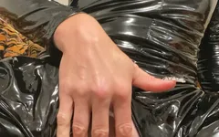 Raven Jerking and Fucking Big Fat Dildo Part 2