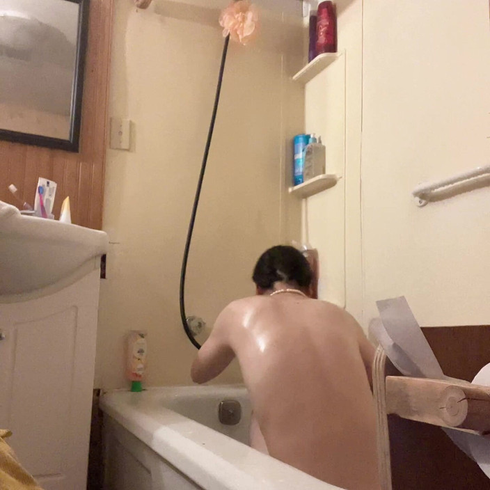 sweethanajapanese: Petite Body with Hairy Pussy Nature Hana in Shower Wet