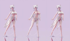 MikuMotion: [mmd] 弱音mago 修女服白丝旗袍脱衣舞