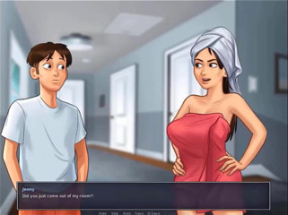 Cartoon Play: Summertime saga part 40 - stepaunt taste my cock