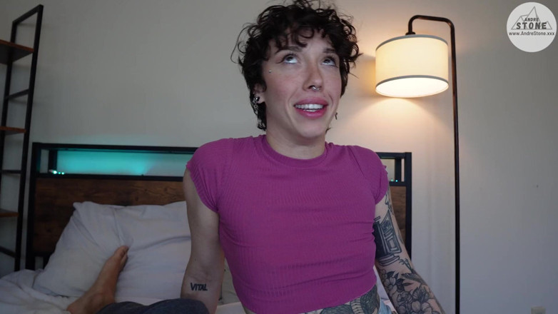 Andre Stone: Best Friend's Hot Tatted Girlfriend Salem Nox Seduces You