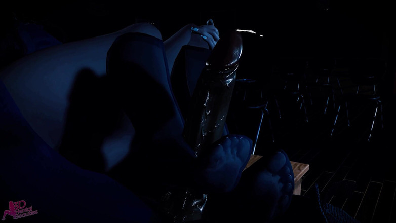 3DHentaiBeauties: Rainy Night Rendezvous: Kylieina nylonové překvapení