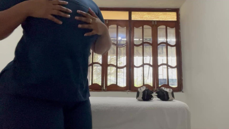 zendella usain: Telecamera cattura bella donna grassa infermiera esposta