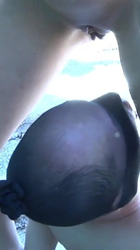 German MILF Pisses Masked Guy in His Mouth
