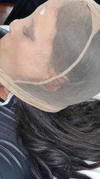 Wajah katy kat brown dan tan dengan stoking nilon