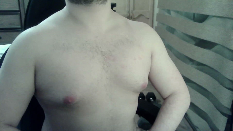Himbo_Fox: Quente camboy brinca e faz agachamentos