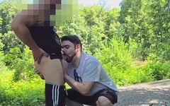 Straight Guy Steven and I Suck Eachother in the Woods and I Ride Him Bare - 11