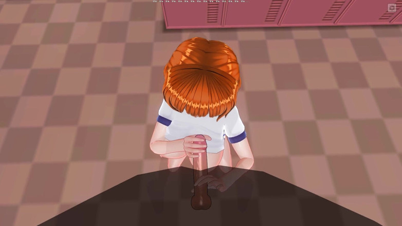 H3DC: 3D HENTAI - POV redhead college girl jerks your cock