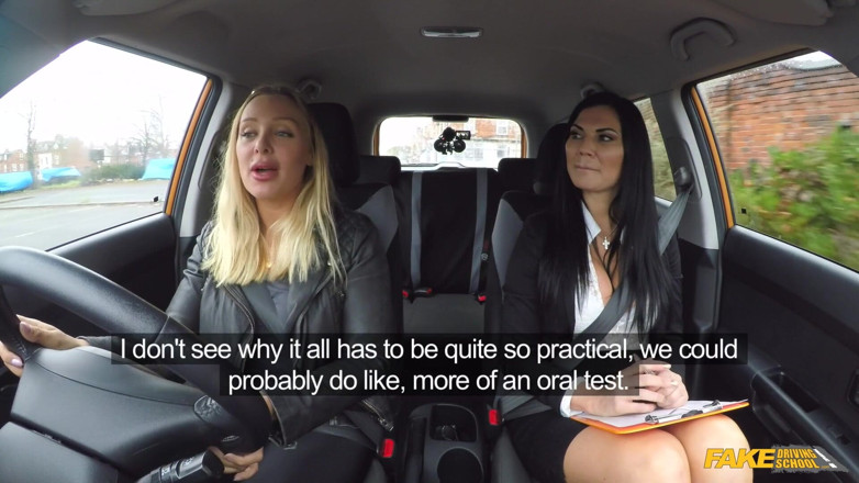 Fake Driving School: Fake Driving School - Fake Driving School Instructor Saves a Hot...