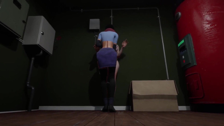 Wraith ward: Lesbiennes dans la chaufferie : porno 3D