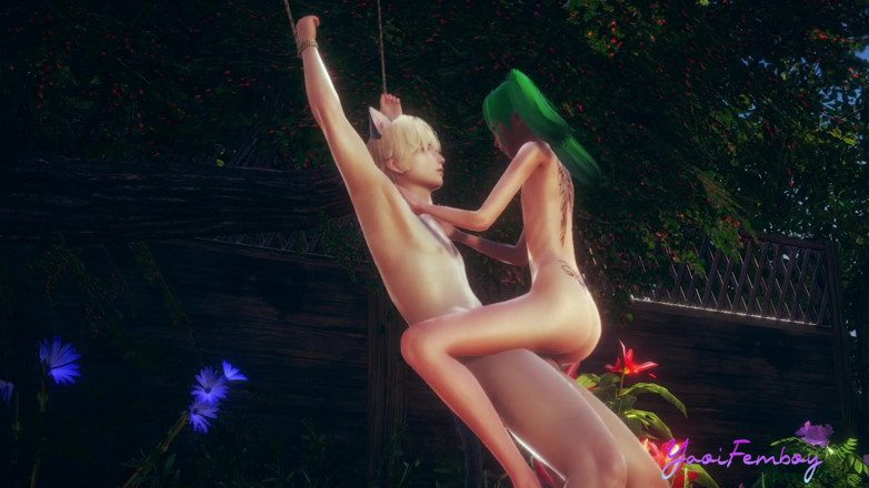 Yaoitube: Femboy yaoi ash - ти сподівався, що це може бути так неслухняно?