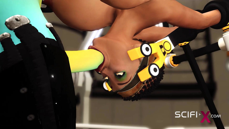 SciFi-X: 따먹기, 2020년 1월 실험실에서 공상 과학 안드로이드와 섹스