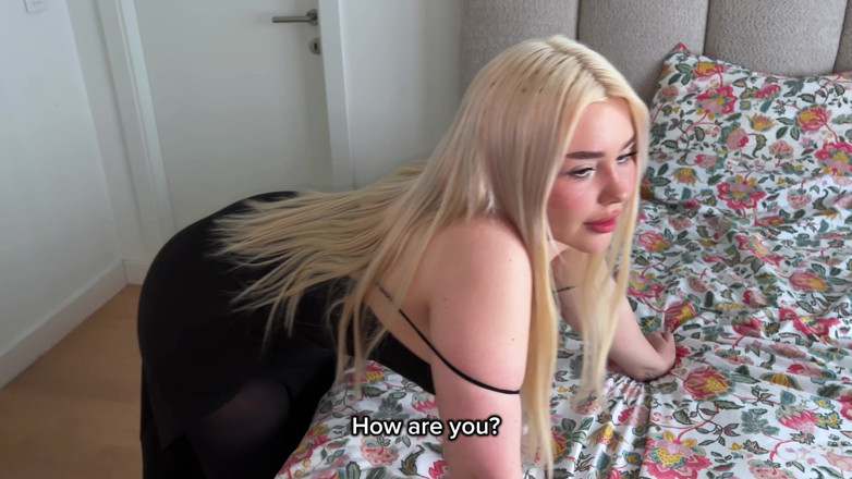 Blondessa: My stepsister came home after the party to have sex.