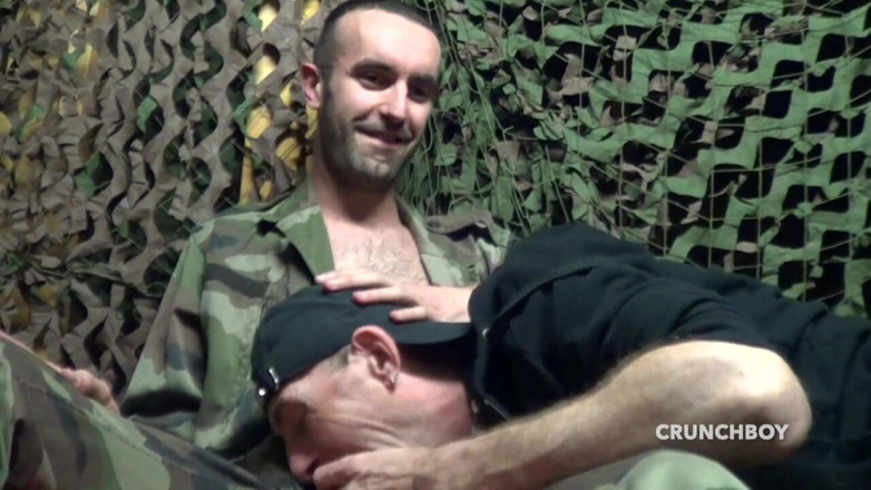 Gaybareback: Slut fucked bareback by straight military boy