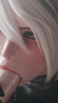 2b Nier Automaten blowjob &town cowgirl Fuck - sahnige muschi &creampie beenden 3D Animation