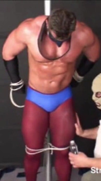 Superhero Stripped & Man Handled