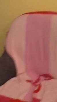 Teen Kati's first BBC while her boyfriend is watching