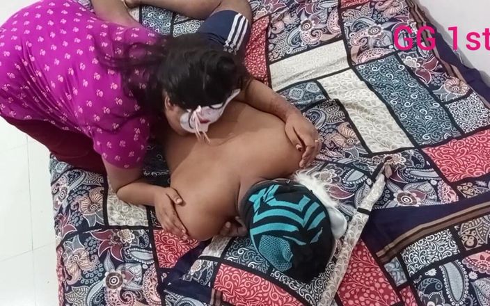 Girlgroup: Vreemdgaande Indische vrouw kont en poesje hard geneukt door Debor-meisjesgroep