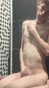 Kedoimath - a Skinny Twink in the Shower Rubbing the Soap in His Wet Body