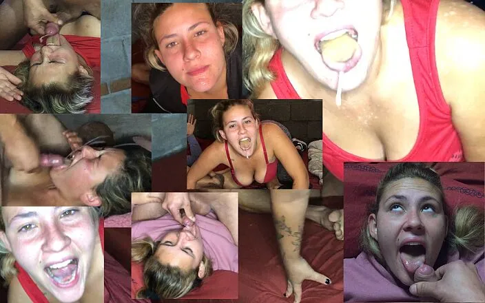 Naomi Simon: Uruguayan Girl Compilation of Cumshots on the Face and in...