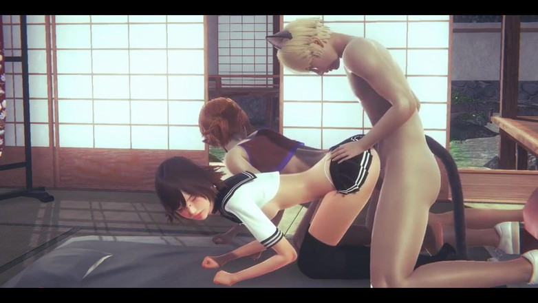 HentaiTubes: Hentai necenzurované 3D - Mia a Elf tvrdý sex - japonská asijská manga...