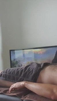British Hairy Twink Receives First Erotic Massage & Happy Ending