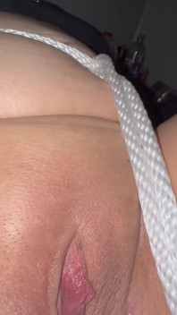 Stepdaddy’s Cum Dumpster Tied and Licked and Fingered